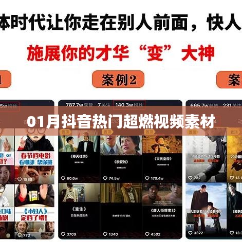 抖音热门超燃视频素材大放送（一月精选）
