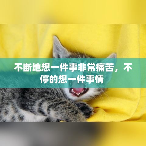 不断地想一件事非常痛苦，不停的想一件事情 