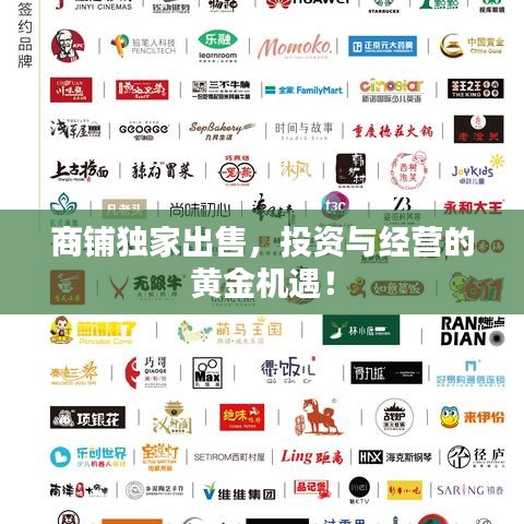 商铺独家出售，投资与经营的黄金机遇！