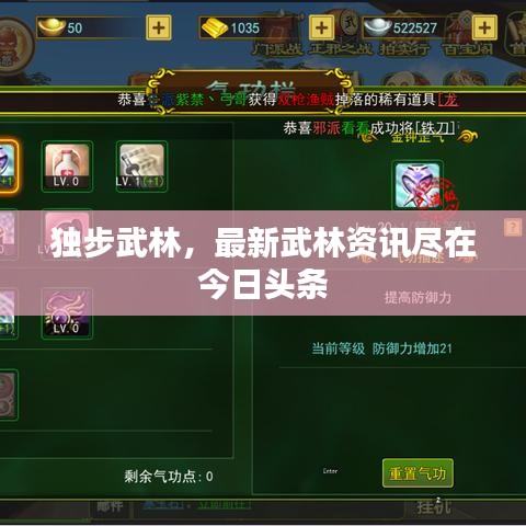 独步武林，最新武林资讯尽在今日头条