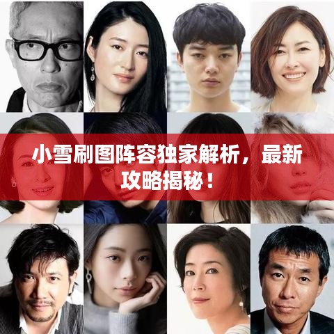 小雪刷图阵容独家解析，最新攻略揭秘！