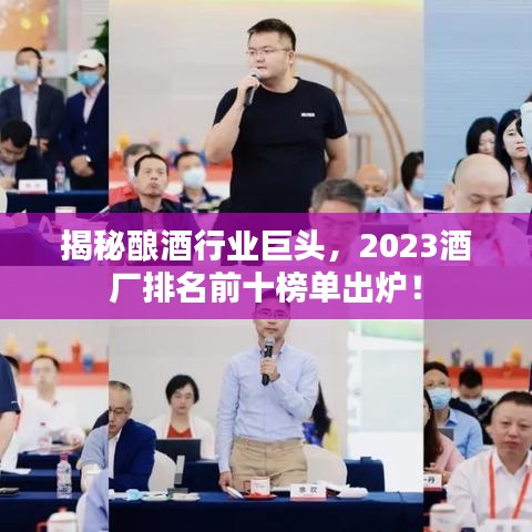 揭秘酿酒行业巨头，2023酒厂排名前十榜单出炉！